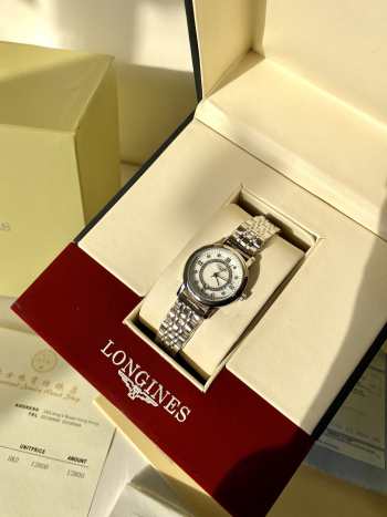 Longines Presences White/Steel Watch 25.5 mm