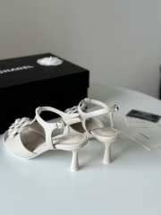 Chanel high heel sandal in white 7cm - 6