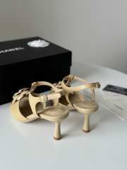 Chanel high heel sandal in beige 7cm - 3