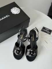 Chanel high heel sandal in black 7cm - 3