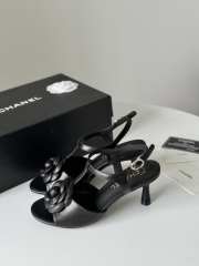 Chanel high heel sandal in black 7cm - 2