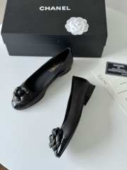 Chanel Ballet Flats Shoes Camelia Black 1.5cm - 4