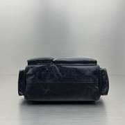 Balenciaga Superbusy Sling Bag in black Arena lambskin, aged-silver hardware - 4