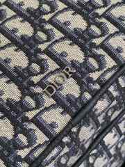 Dior Oblique Jacquard Safari Backpack Beige and Black Bag 28.5x41x14cm - 4