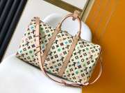 Louis vuitton Damier Graphite Keepall M24233 In Beige 45x27x20cm - 5