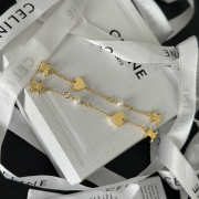 Celine gold long earrings - 6