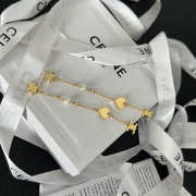 Celine gold long earrings - 4