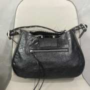 Balenciaga Black Le Cagole Medium Leather Shoulder Bag 37x25x14cm - 2