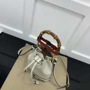 Gucci Diana mini bucket bag white 19x30.5x6cm - 6