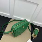 Gucci GG Quilted Zip-Up Crossbody Green Bag 21.5x17x7.5cm - 5