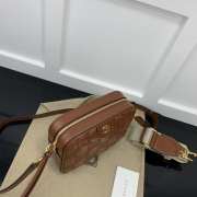 Gucci GG Quilted Zip-Up Crossbody Brown Bag 21.5x17x7.5cm - 5