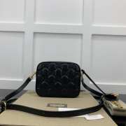 Gucci GG Quilted Zip-Up Crossbody Black Bag 21.5x17x7.5cm - 5