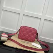 Gucci GG Quilted Zip-Up Crossbody Pink Bag 21.5x17x7.5cm - 6