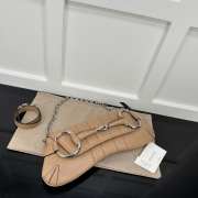 Gucci Horsebit Chain Bag In Light Brown 38x15x16cm - 4