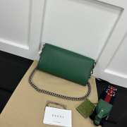 Gucci Dionysus Small Shoulder Bag Green 25x14x4cm - 5