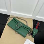 Gucci Dionysus Small Shoulder Bag Green 25x14x4cm - 3