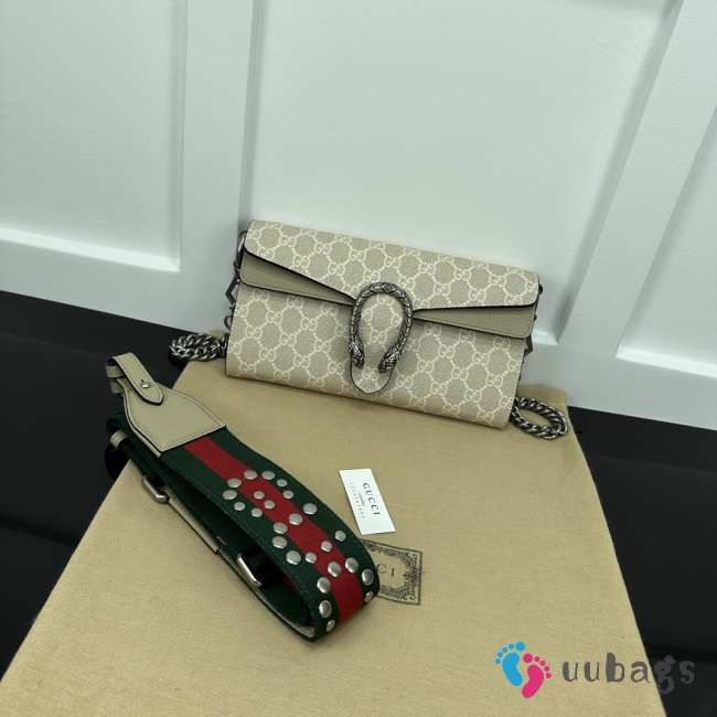 Gucci Dionysus Small Shoulder Bag In Beige 25x14x4cm - 1