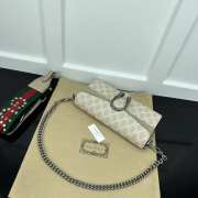 Gucci Dionysus Small Shoulder Bag In Beige 25x14x4cm - 5