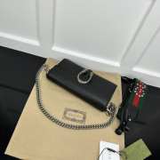 Gucci Dionysus Small Shoulder Bag In Black 25x14x4cm - 6