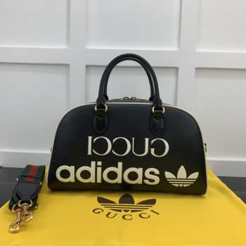 Gucci x Adidas Mini Duffle Bag Black 40x21x12cm