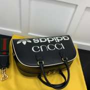 Gucci x Adidas Mini Duffle Bag Black 40x21x12cm - 5