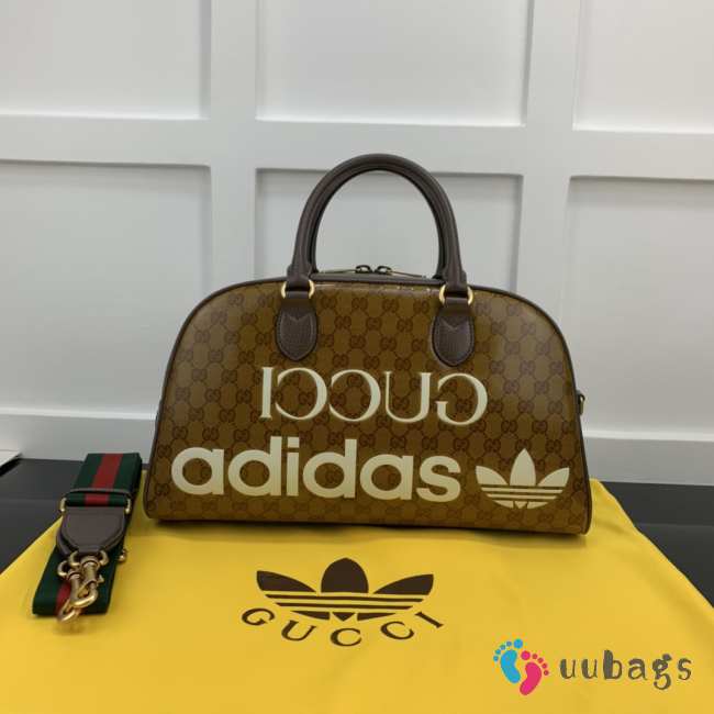 Gucci x Adidas Mini Duffle Bag Brown 40x21x12cm - 1