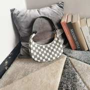 Celine Ava Bag In Black & White With Trimphe All--Over And Calfskin Bag 23x13.5x6cm - 1