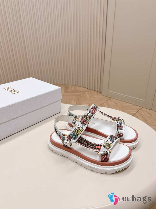 Dior D-Wave Canvas Sandal 01 - 1