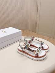 Dior D-Wave Canvas Sandal 01 - 1