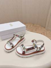 Dior D-Wave Canvas Sandal 01 - 5