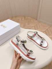 Dior D-Wave Canvas Sandal 01 - 3