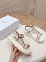 Dior D-Wave Canvas Sandal 02 - 4