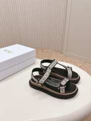 Dior D-Wave Canvas Sandal 04 - 1