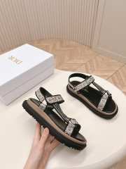 Dior D-Wave Canvas Sandal 04 - 4