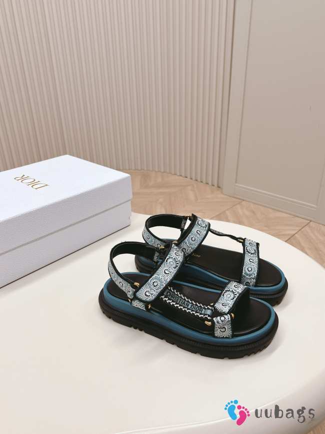 Dior D-Wave Canvas Sandal 05 - 1