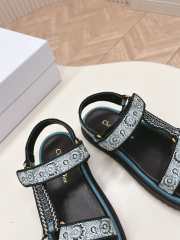 Dior D-Wave Canvas Sandal 05 - 4