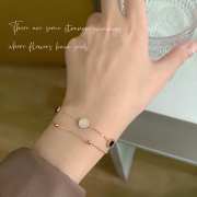 Roman Numeral Crystal Bracelet - 6