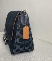 Coach Soft Tabby Shoulder Bag In Signature Denim 26x16.5x9cm - 5