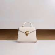 Coach Sammy Top Handle In Signature Canvas Bag White 24x18.5x11cm - 1