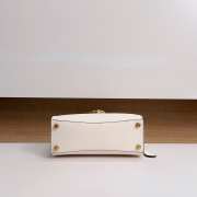 Coach Sammy Top Handle In Signature Canvas Bag White 24x18.5x11cm - 6