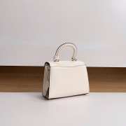 Coach Sammy Top Handle In Signature Canvas Bag White 24x18.5x11cm - 5