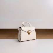 Coach Sammy Top Handle In Signature Canvas Bag White 24x18.5x11cm - 4