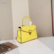 Coach Sammy Top Handle In Signature Canvas Bag Yellow 24x18.5x11cm - 1