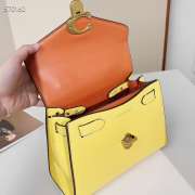 Coach Sammy Top Handle In Signature Canvas Bag Yellow 24x18.5x11cm - 2