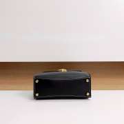 Coach Sammy Top Handle In Signature Canvas Bag Black 24x18.5x11cm - 4