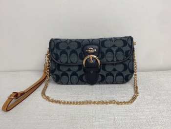 Coach Kleo Crossbody In Signature Chambray Bag 12.5x23.5x8.5cm