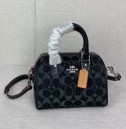 Coach mini Rowan bag in signature denim 18x14x8cm - 1