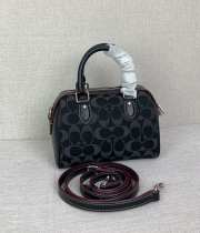 Coach mini Rowan bag in signature denim 18x14x8cm - 4