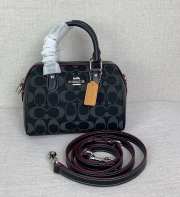 Coach mini Rowan bag in signature denim 18x14x8cm - 6