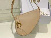 Dior Saddle Rodeo Pouch Bag Pastel Yellow Goatskin 20x15x4cm - 3